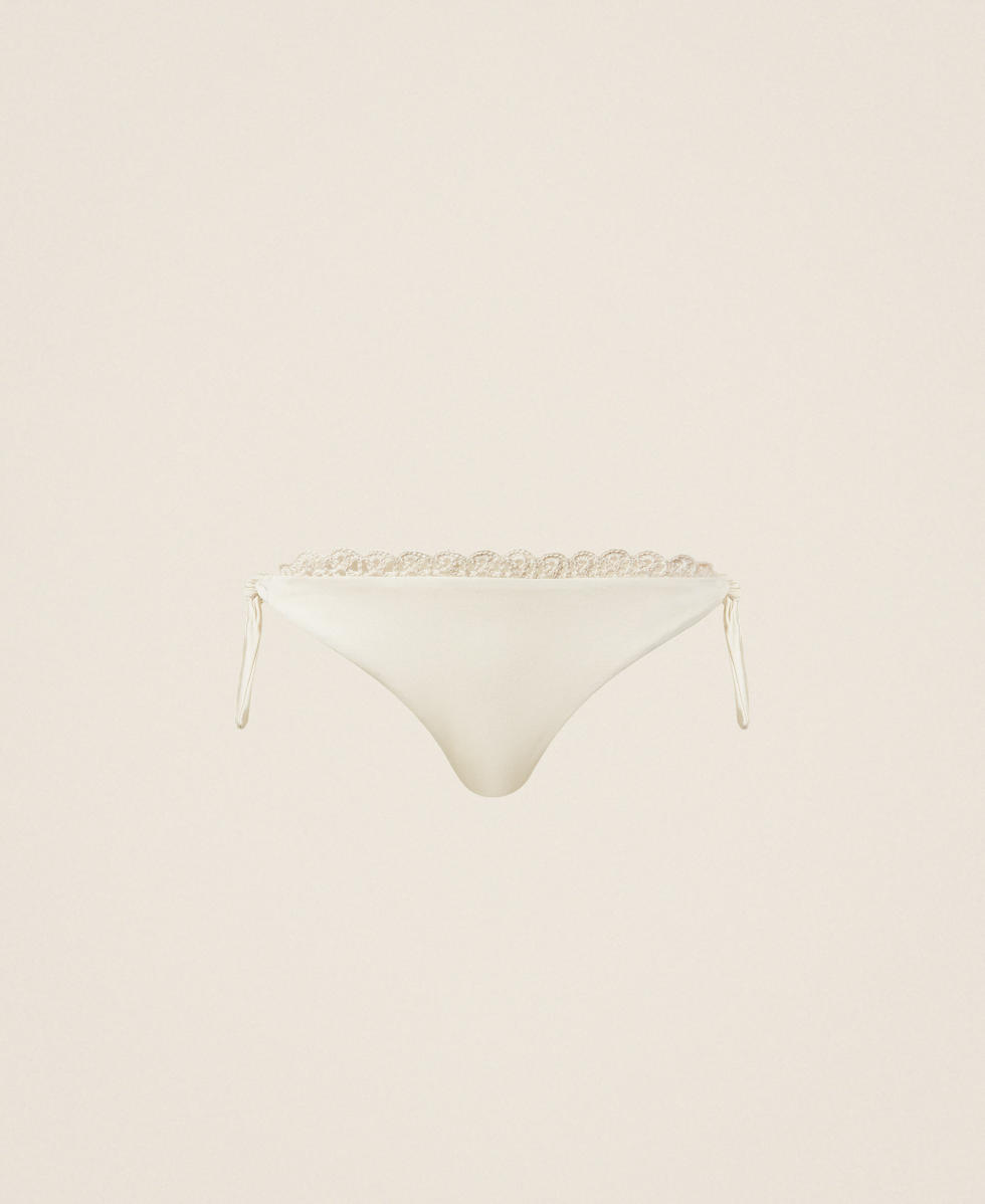 Bikinitanga mit H&auml;kel-Detail