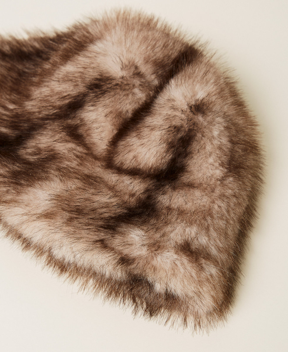 Faux fur bucket hat Animal Shade Casha/Brown Woman 262TA4690_13812_02