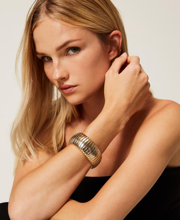 Snake print bracelet