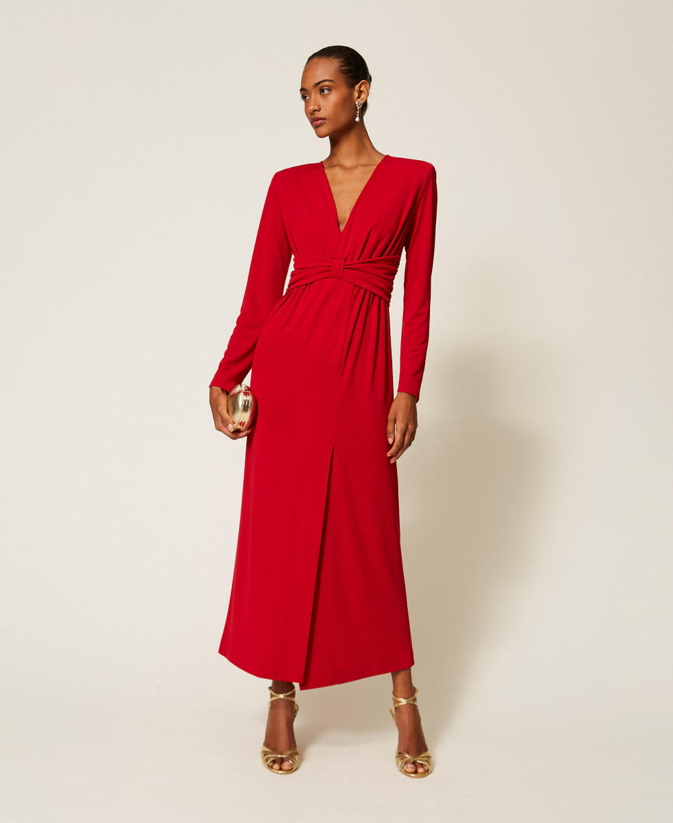 Robe longue avec drap&eacute; Bloody Mary Femme 262TT2412_13464_01
