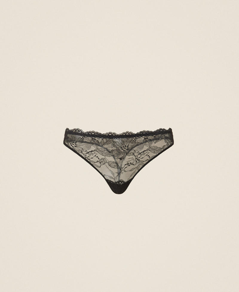 Lace g-string Black Woman 262LI6C88_00006_S0