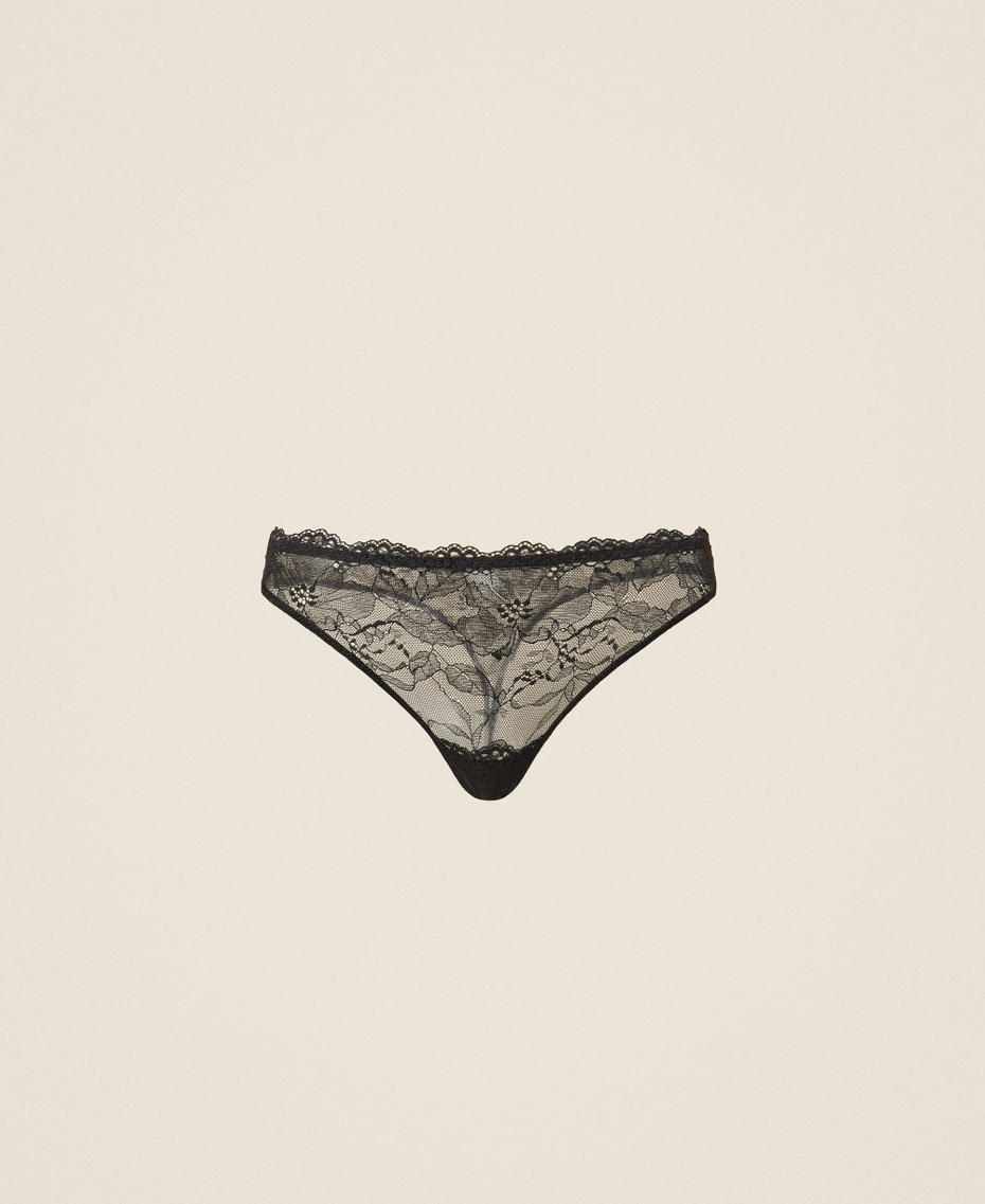 Lace g-string Black Woman 262LI6C88_00006_S0
