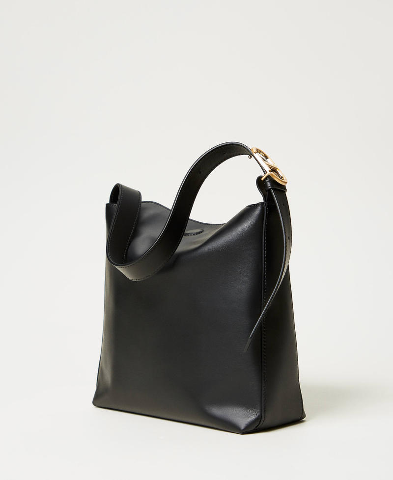 ‘Jolie’ leather hobo bag Black Woman 251TB7460_00006_03