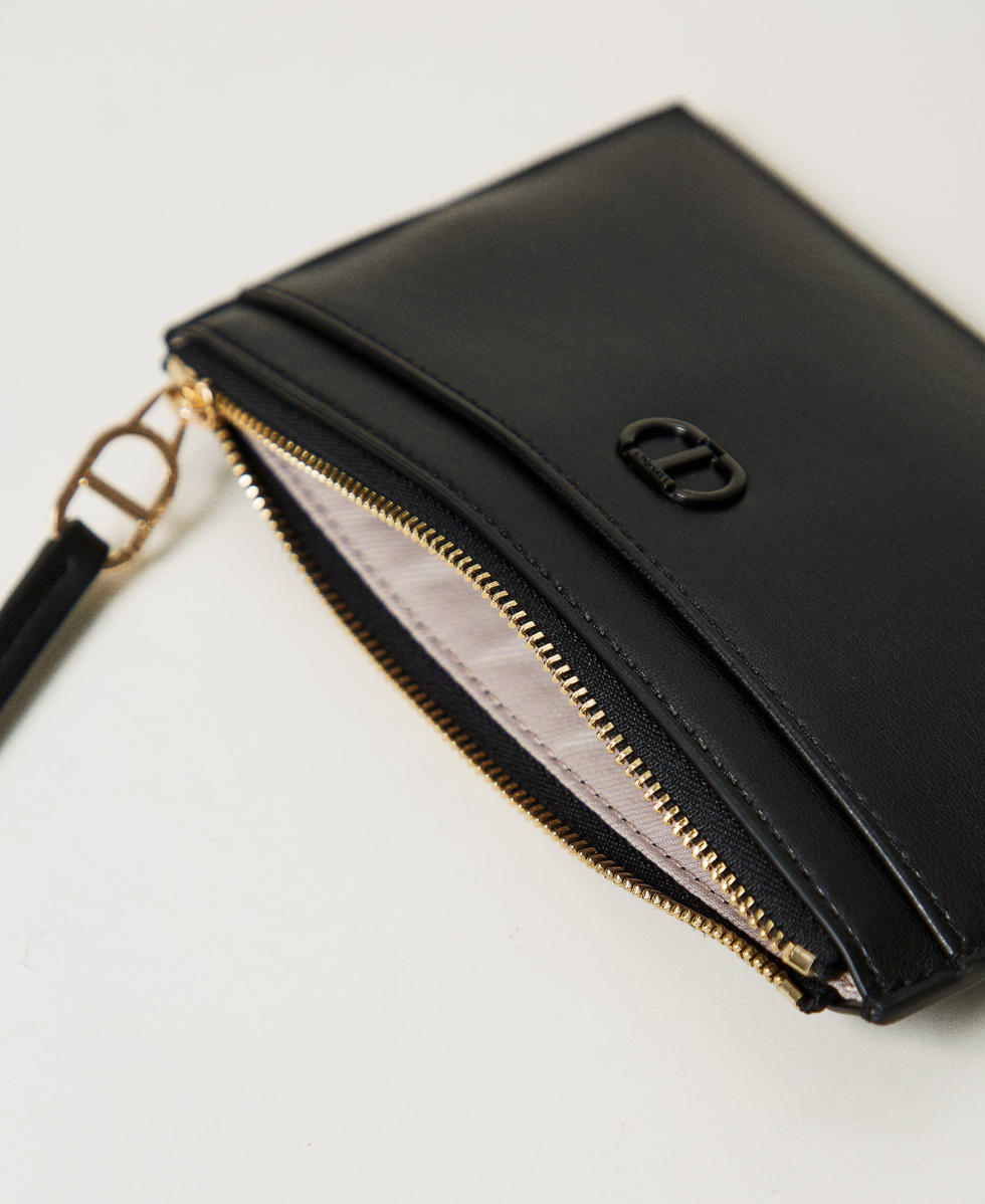 Mini-Pochette mit Oval T