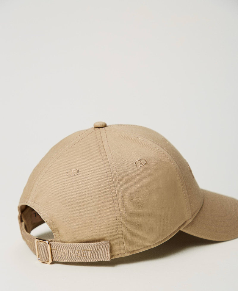 Baseball cap with logo embroidery Rope Beige Woman 251TA4280_12145_02