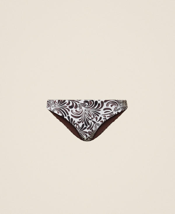 Botanical print bikini bottoms