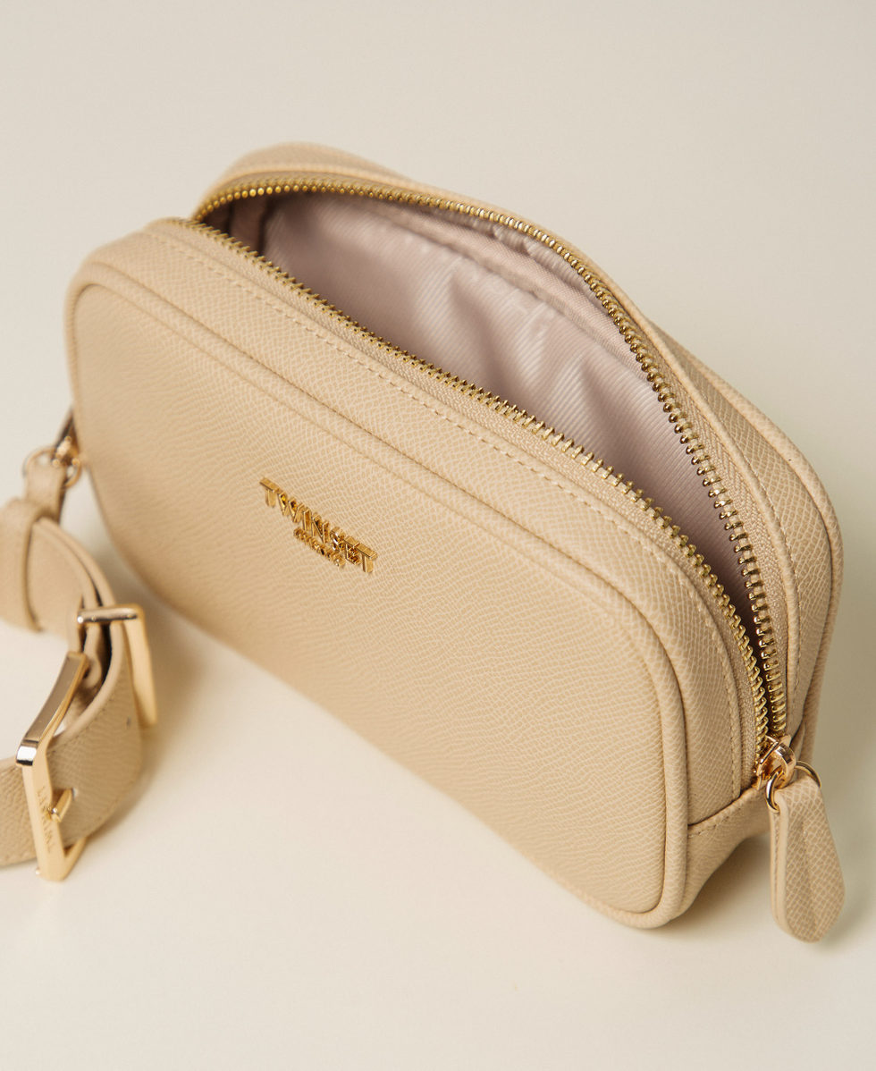 Minibolso con logotipo y correa Beige &laquo;Delicate Sand&raquo; Mujer 261TH703D_13161_04