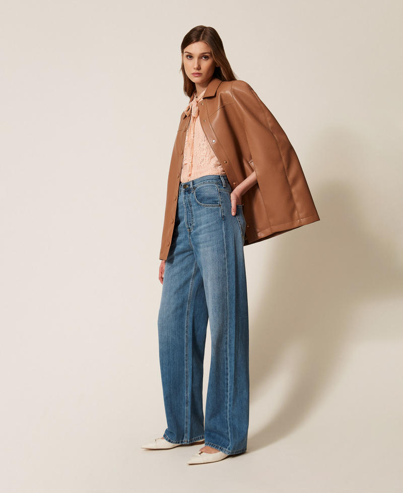 Five-pocket jeans "Mid Denim" Blue Woman 261TP2730_01611_02