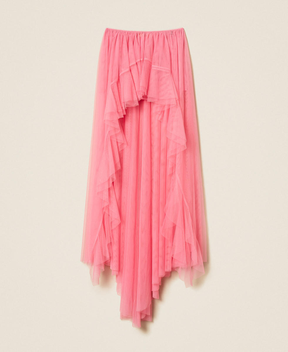 MYFO long asymmetric tulle skirt