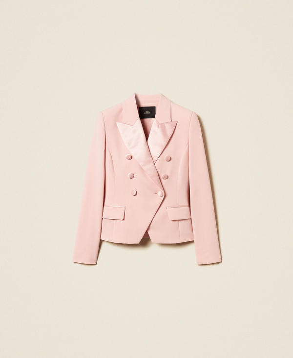 Cady jacket with logo buttons