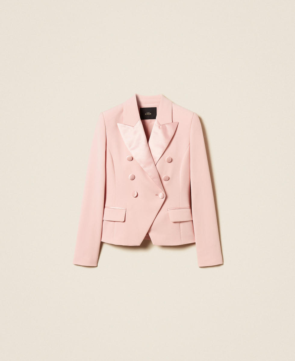 Cady jacket with logo buttons