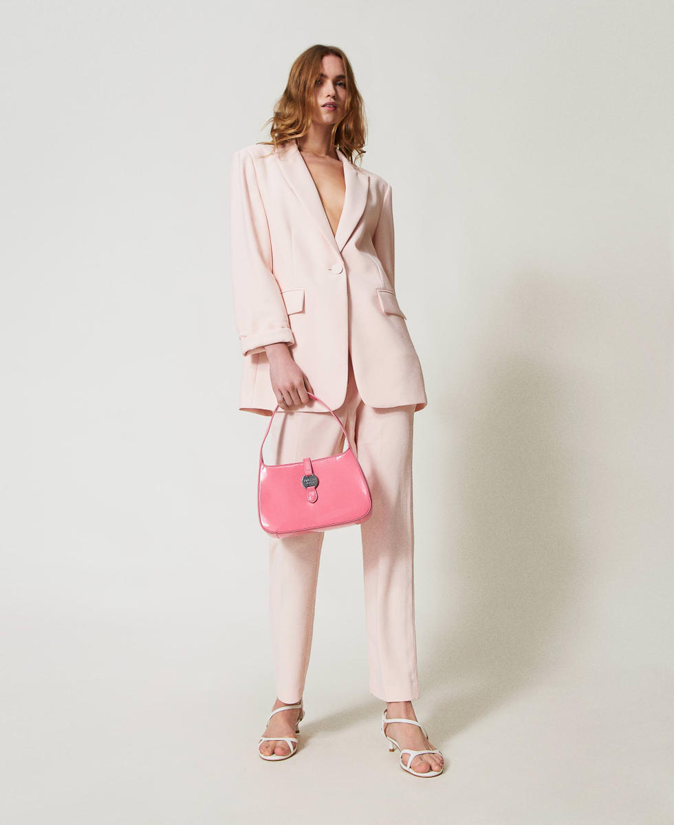 Bolso hobo de charol