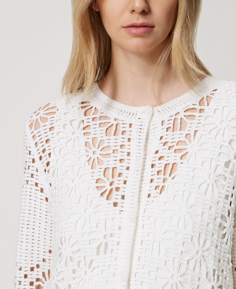 Floral crochet jacket White Snow Woman 251TT3200_00282_04