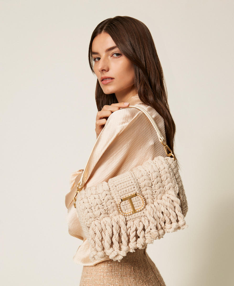 “Amie” tricot shoulder bag