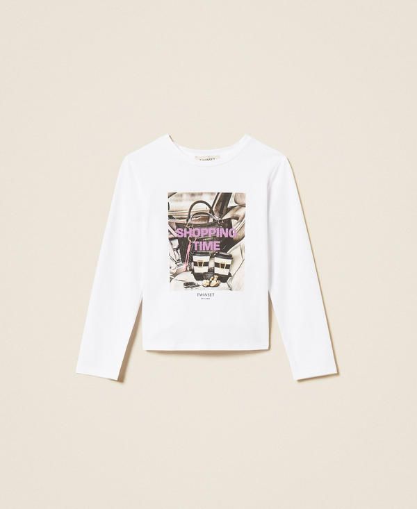 T-Shirt in Regular-Fit mit Print