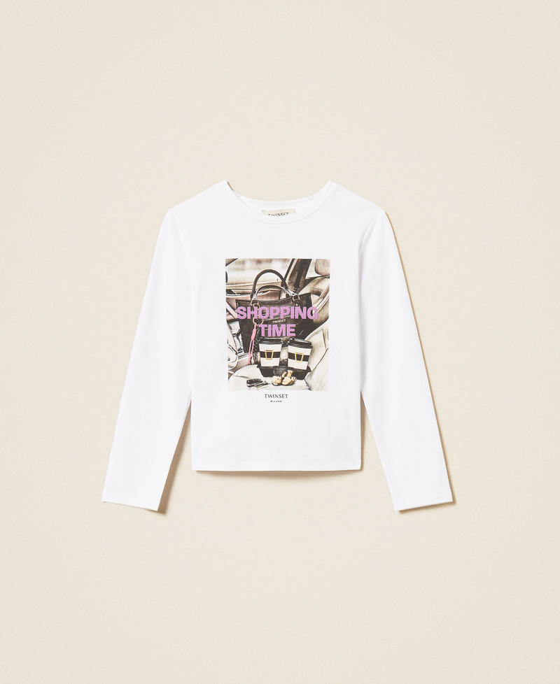 T-shirt regular avec imprim&eacute;