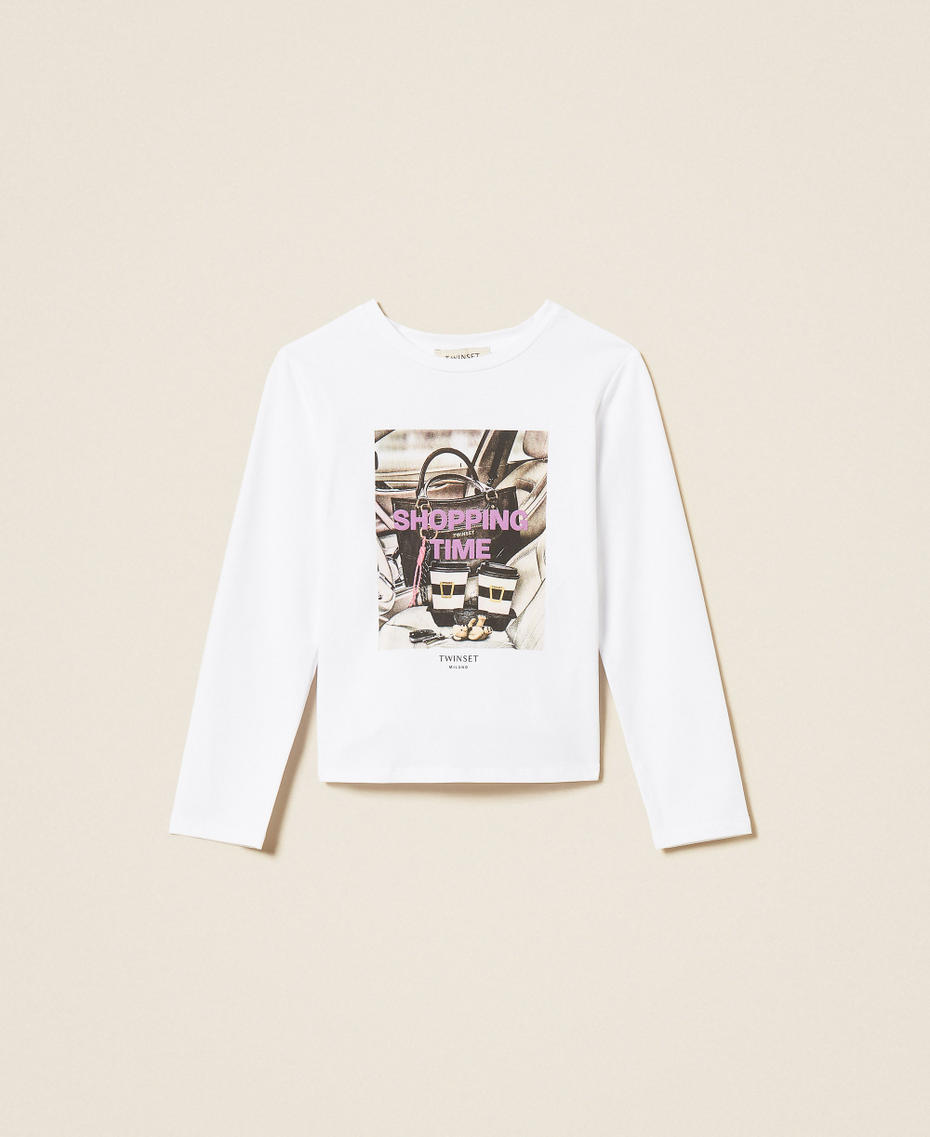 T-shirt regular avec imprim&eacute;