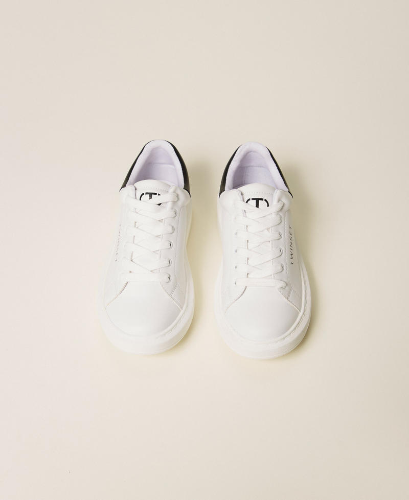 Baskets avec logo lam&eacute; Off White Fille 261GCJ010_00526_04