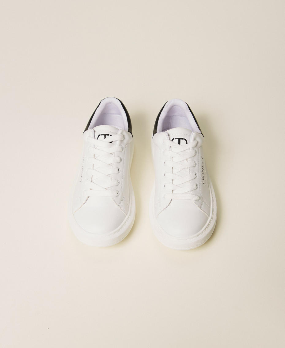 Baskets avec logo lam&eacute; Off White Fille 261GCJ010_00526_04