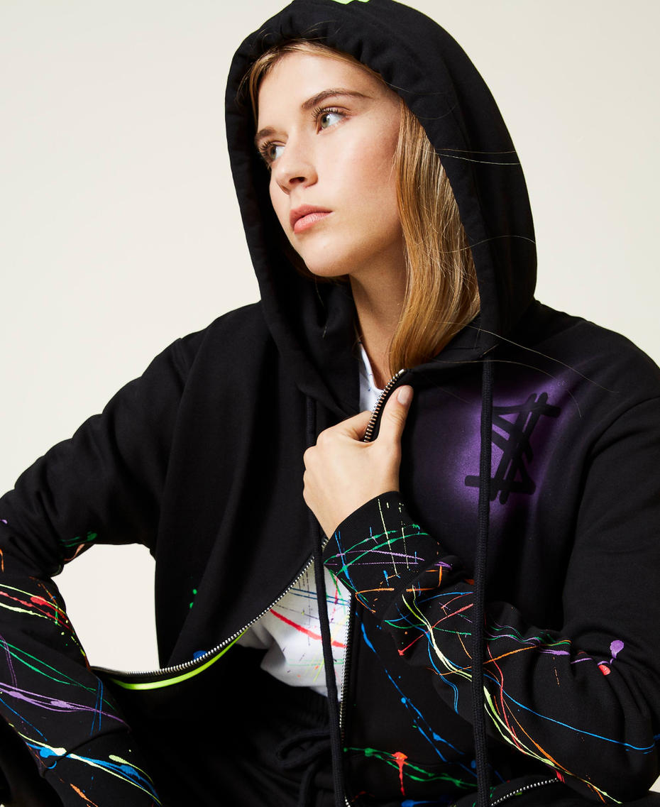 Sudadera unisex MYFO pintada a mano