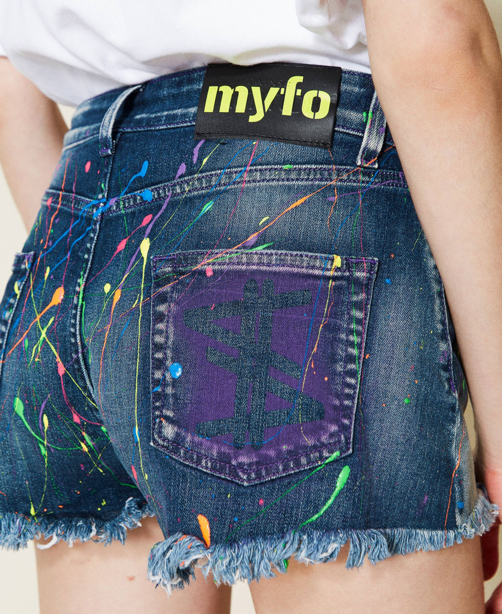 Shorts pintados sale