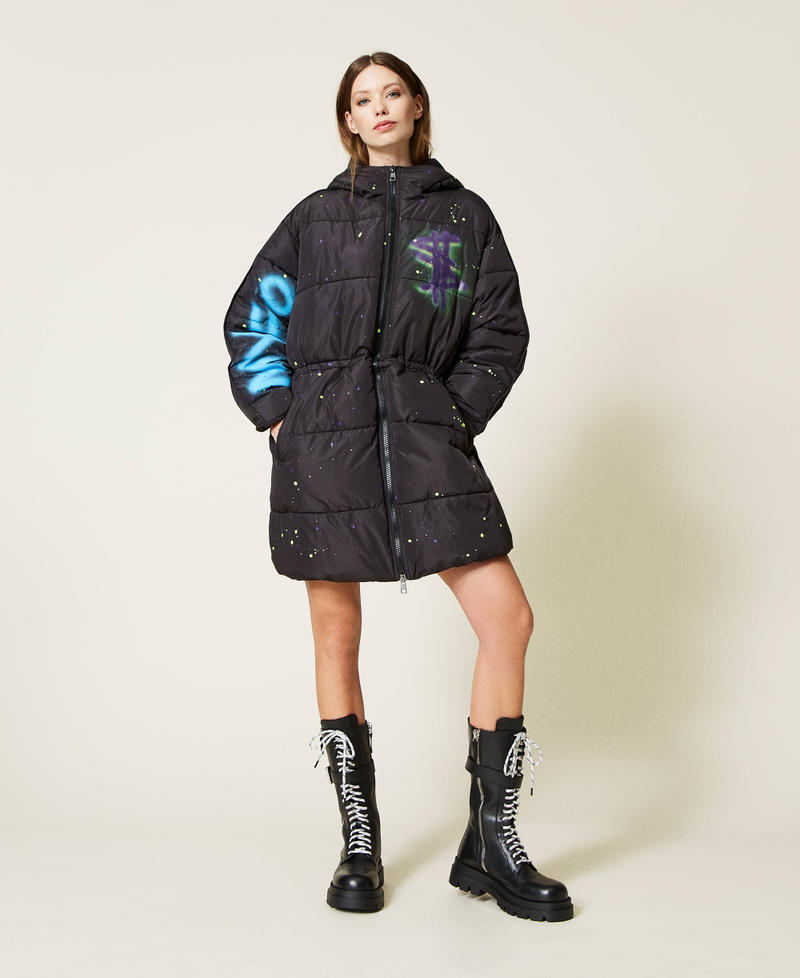 Doudoune MYFO peinte &agrave; la main