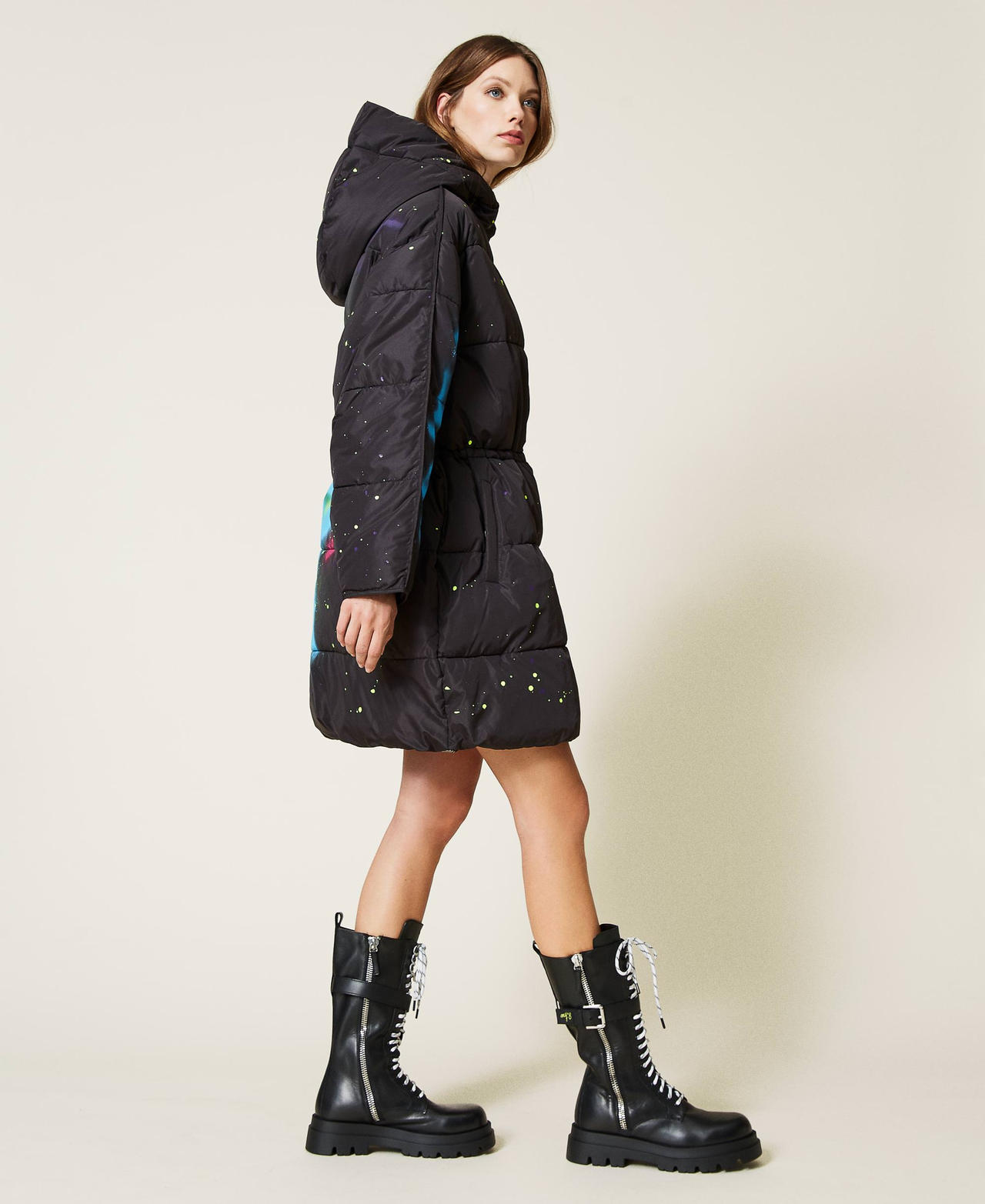 Doudoune MYFO peinte &agrave; la main