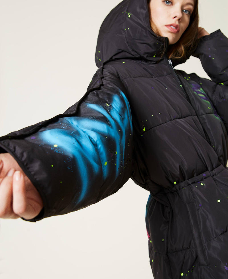 Doudoune MYFO peinte &agrave; la main