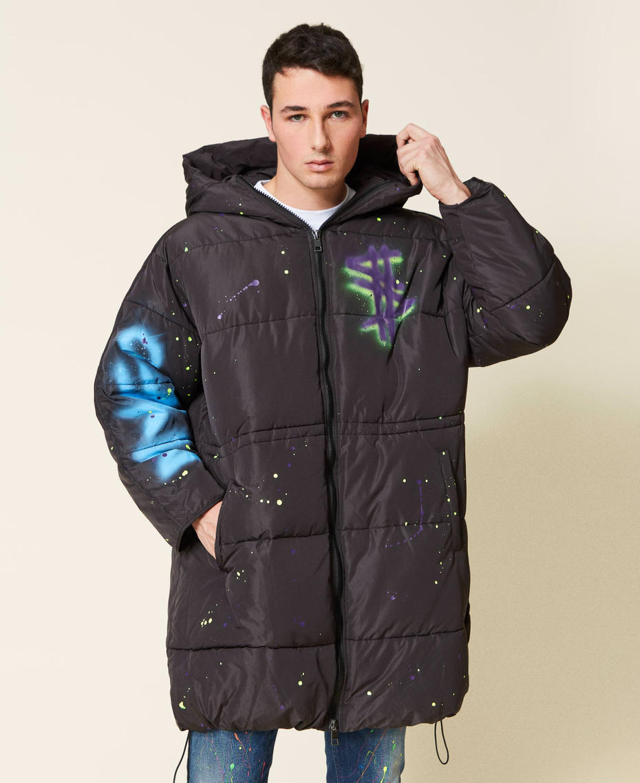 Doudoune MYFO peinte &agrave; la main