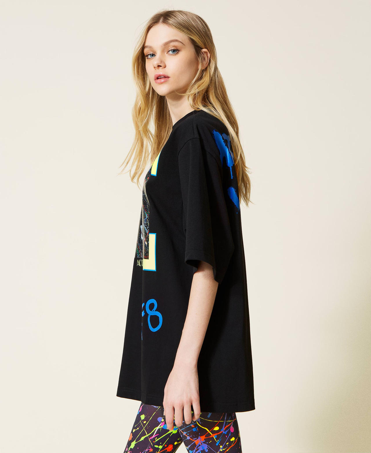 Myfo t-shirt with panther print