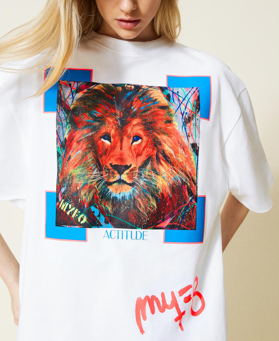 Lion print shirt hot sale