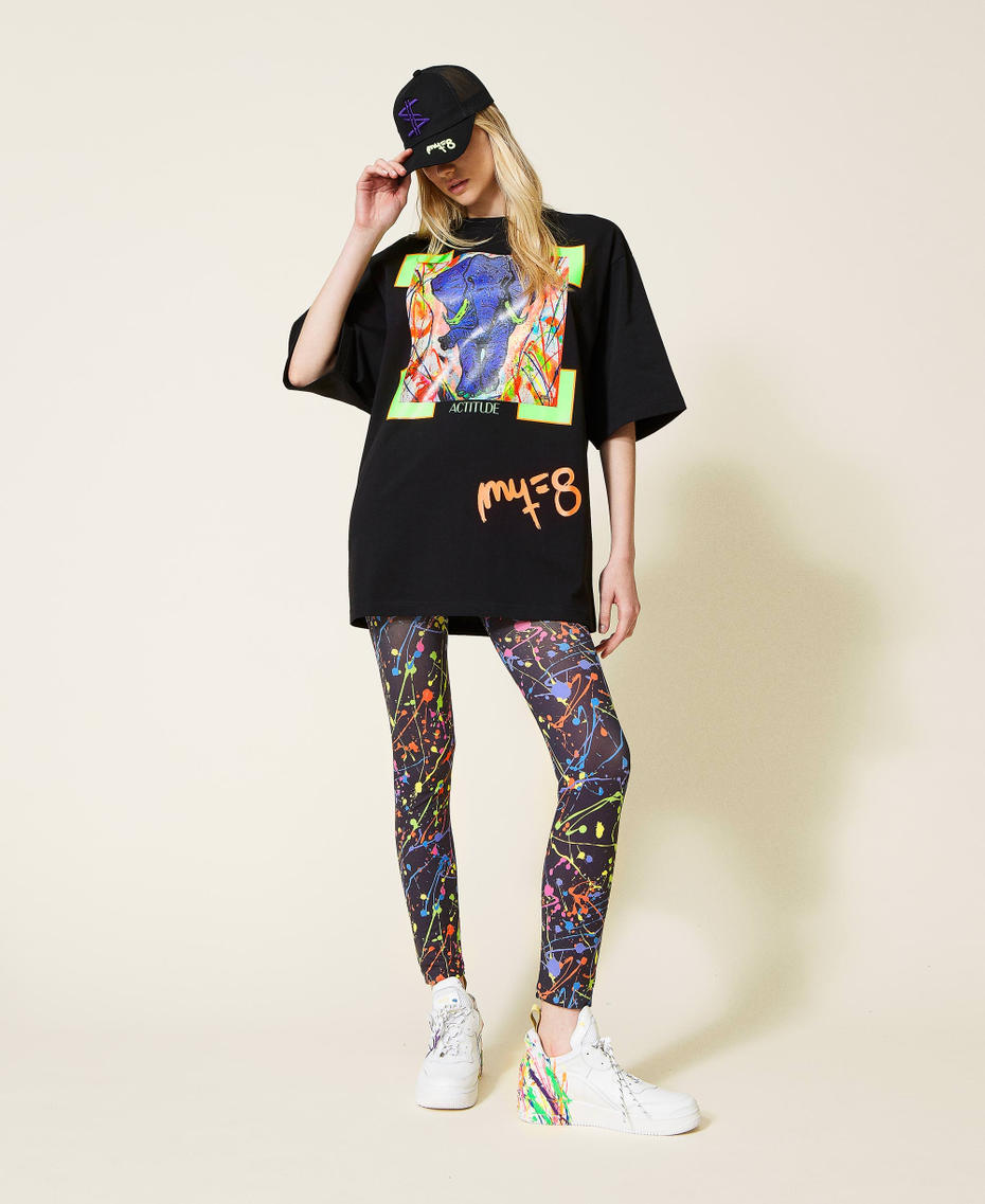 Myfo t-shirt with elephant print