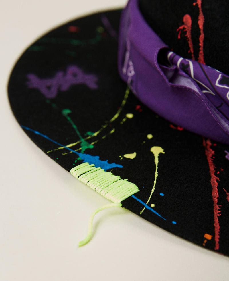 Cappello MYFO dipinto a mano Nero Unisex 999AQ4101-04