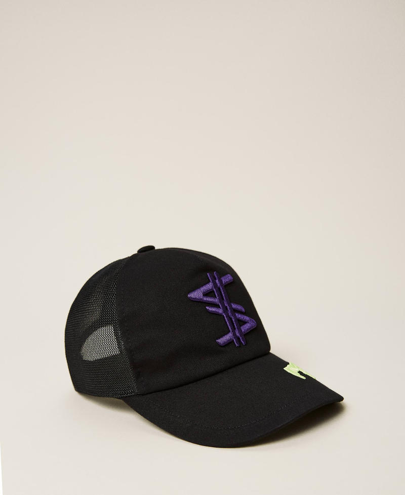 Cappello da baseball MYFO con monogram Nero Unisex 999AQ4102-01