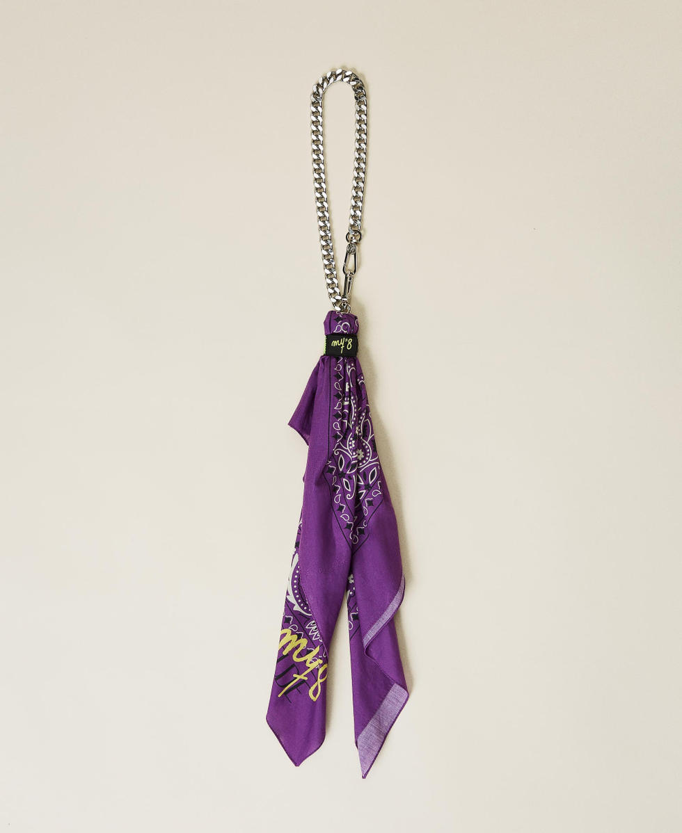 Bandana MYFO avec imprim&eacute; exclusif Imprim&eacute; Bandana Violet Unisexe 999AQ4110-01