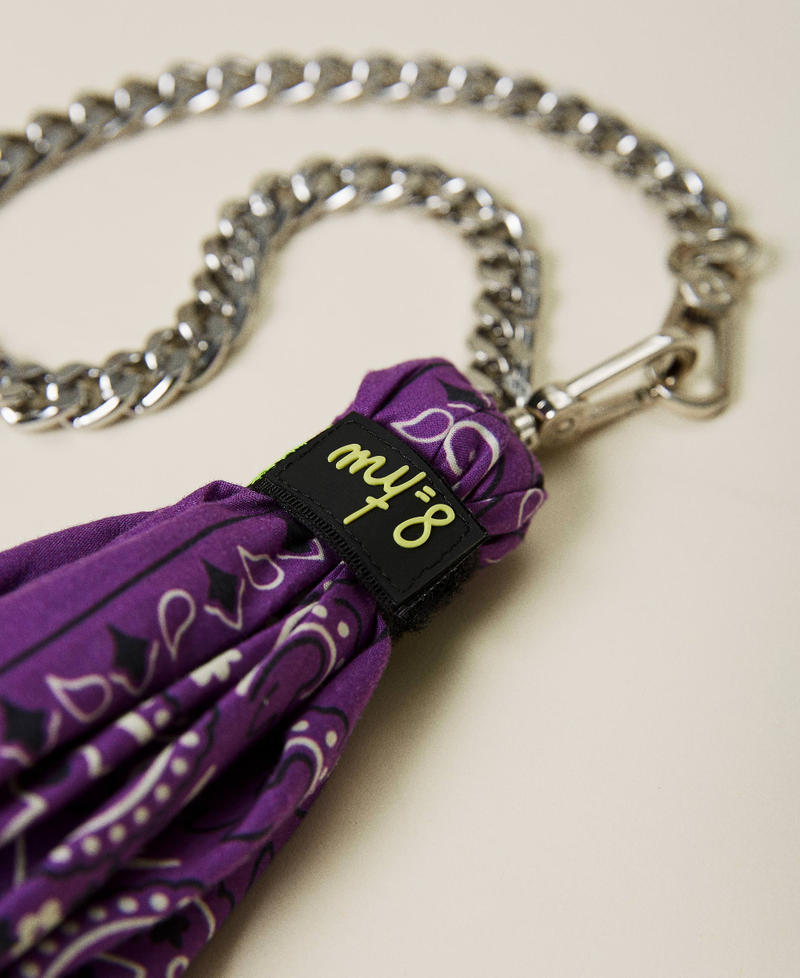 Bandana MYFO con stampa esclusiva Stampa Bandana Viola Unisex 999AQ4110-02