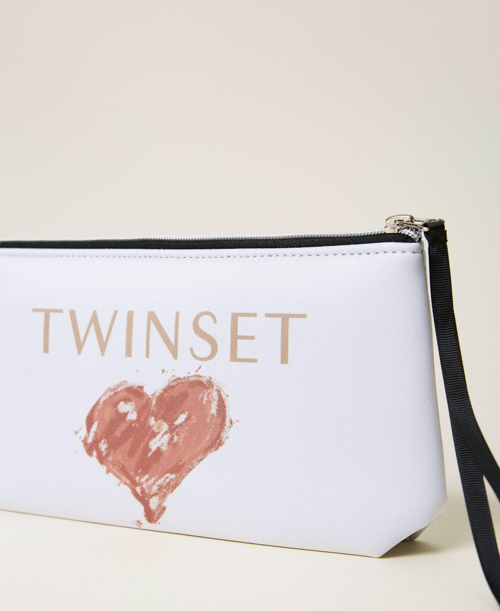 Pochette con logo Donna Bianco TWINSET Milano