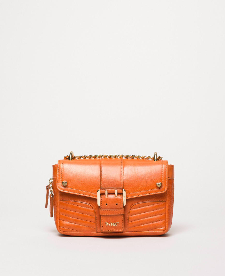 Small Rebel leather shoulder bag &ldquo;Jasper&rdquo; Red Woman 999TA7237-01