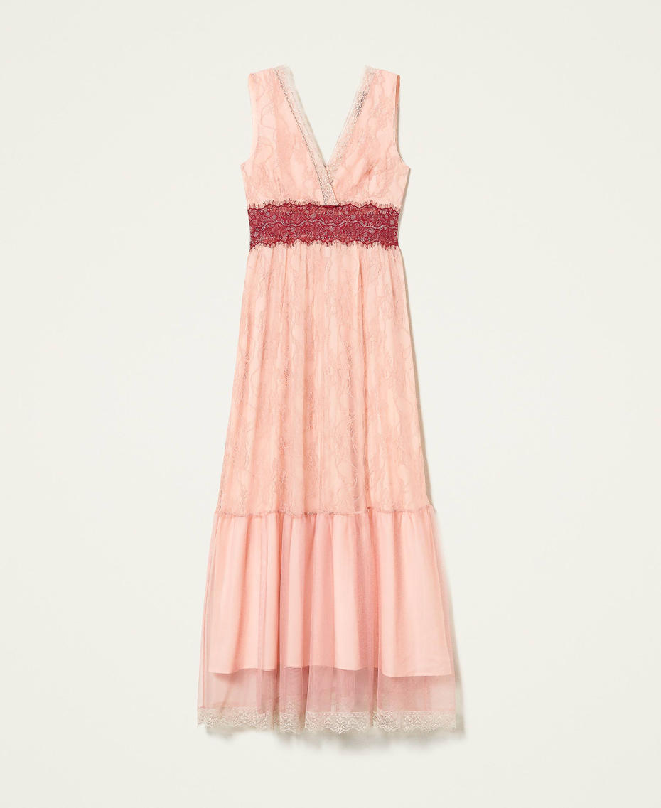Valenciennes lace long dress