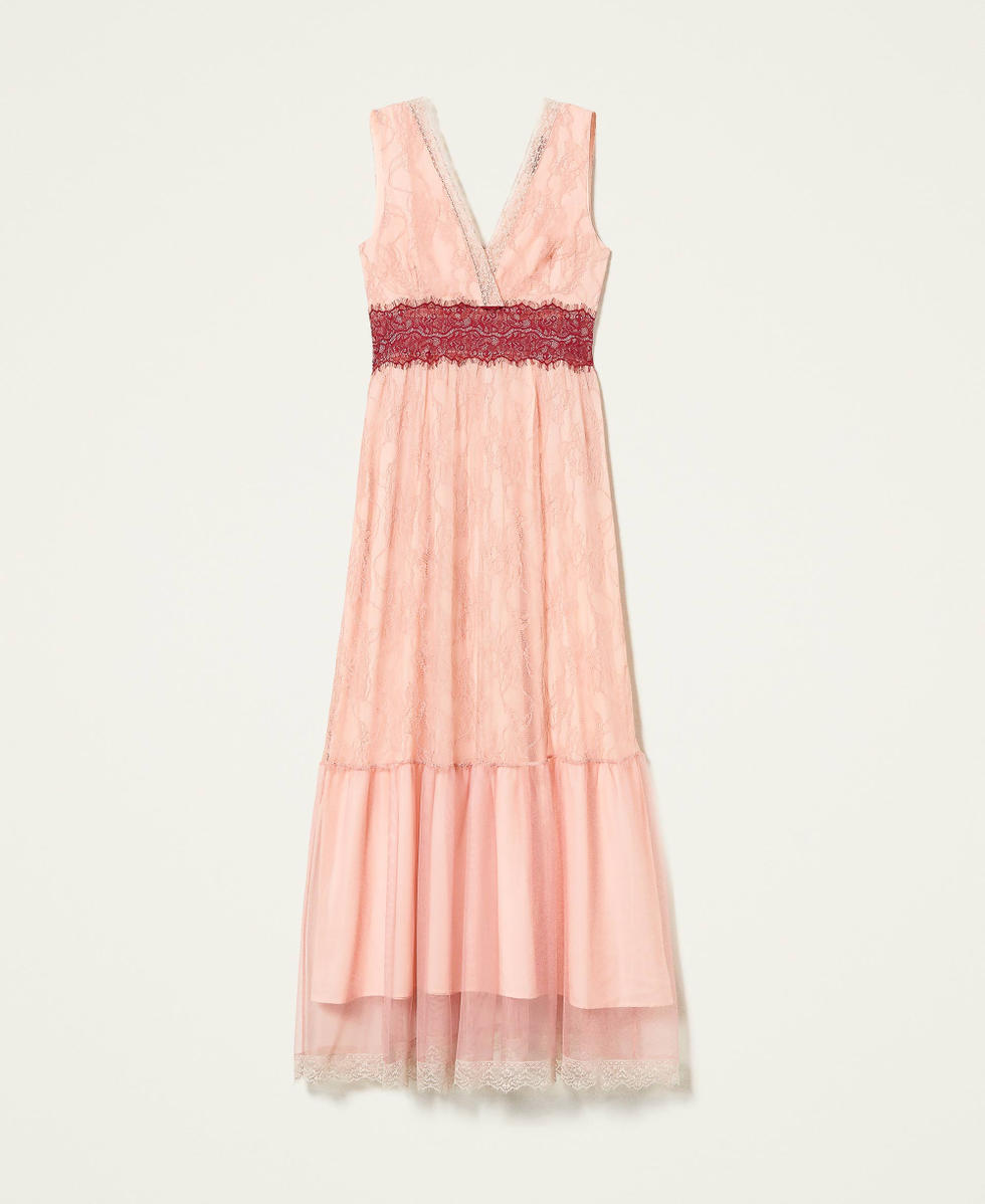 Valenciennes lace long dress