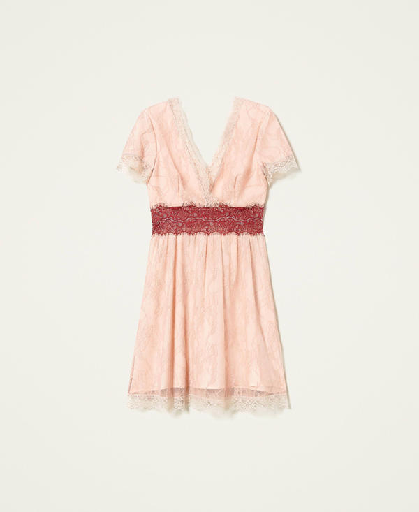 Short Valenciennes lace dress