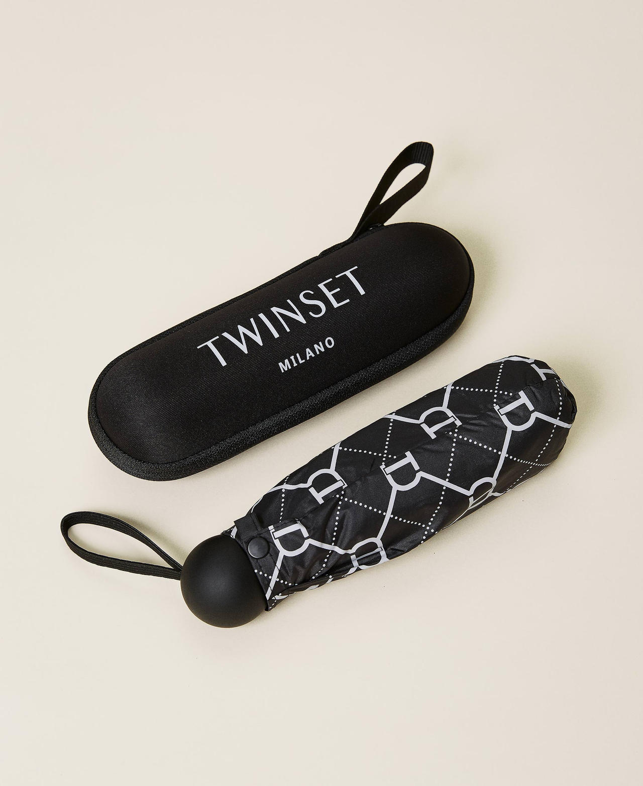 Scee by twin set Ombrello stampato con logo