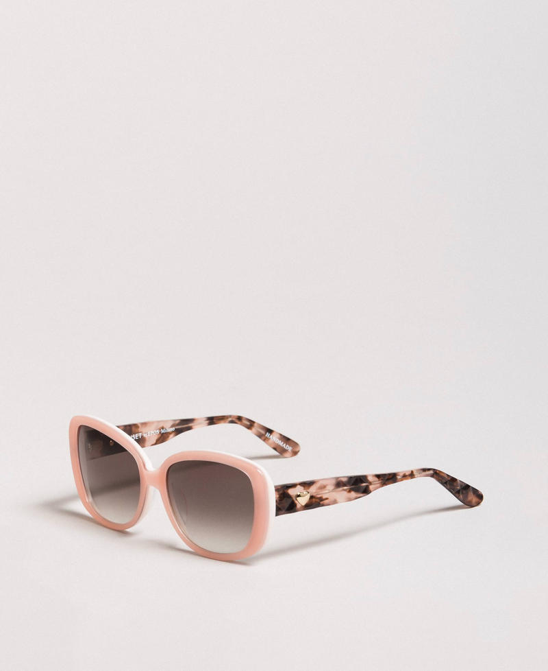 In the blink of an eye他9枚セット Cat-eye sunglasses Woman, Pink | TWINSET Milano