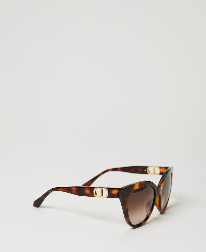 Juna Cat Eye Sunglasses Tortoise Brown main image 1