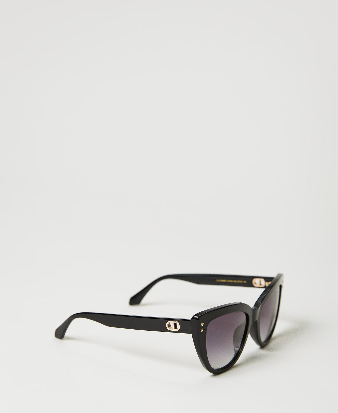 Cat-eye sunglasses "Milky Caramel" Beige Woman 999TZ4042-02