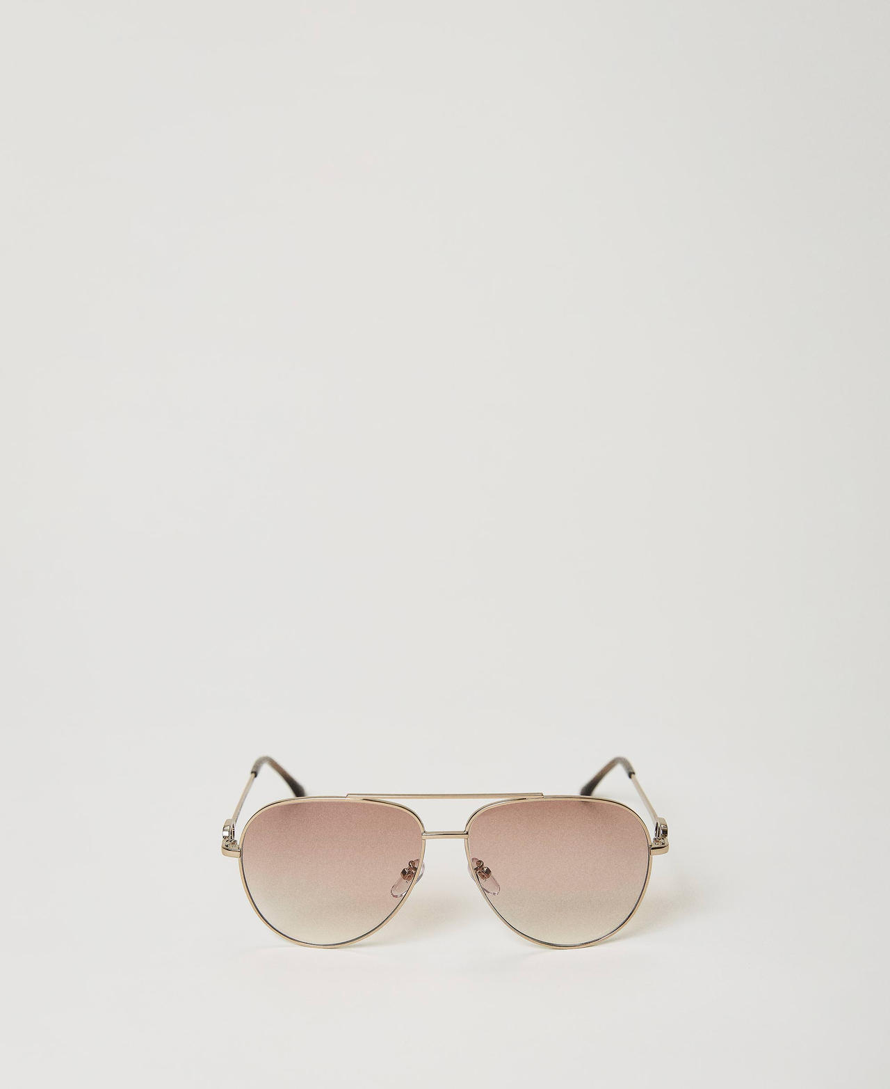 Occhiali da sole aviatore Donna Oro TWINSET Milano