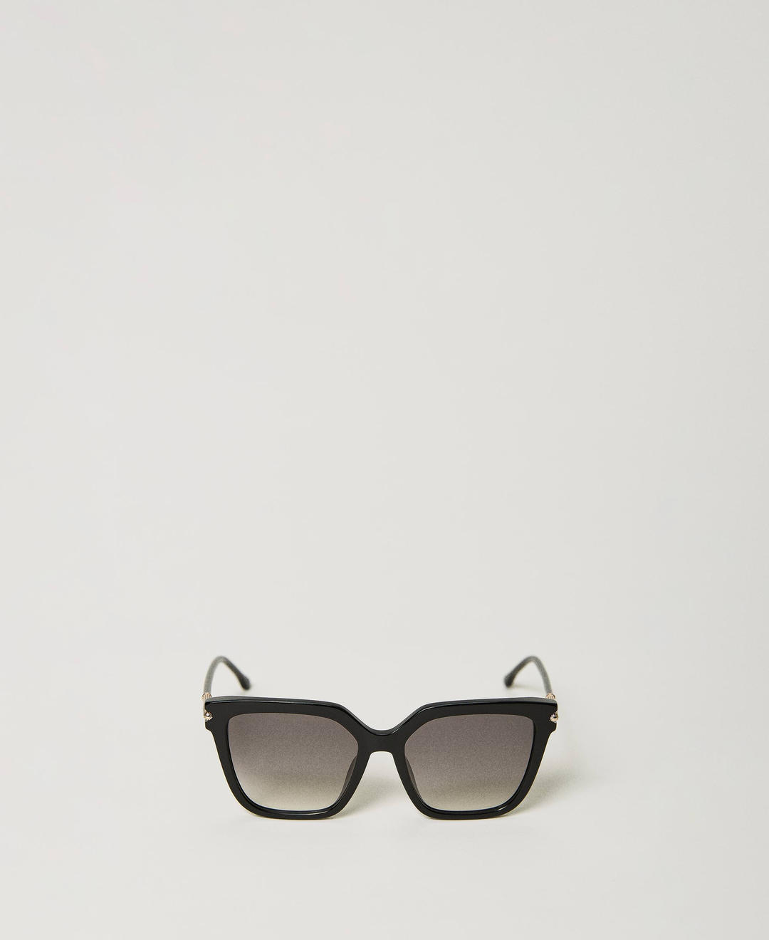 Lunettes de soleil géométriques avec logo