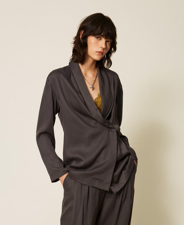 Blazer en satin