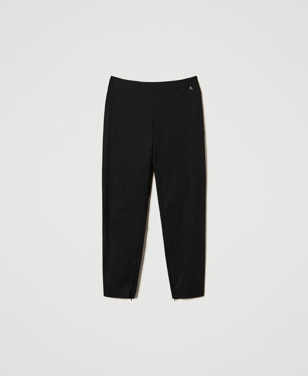 パンツ TWINSET SS25 Twin-set Trousers Black (251TP2409 S185990006) TWINSET: Pants woman - Black 1 | Twinset pants 251TP2409