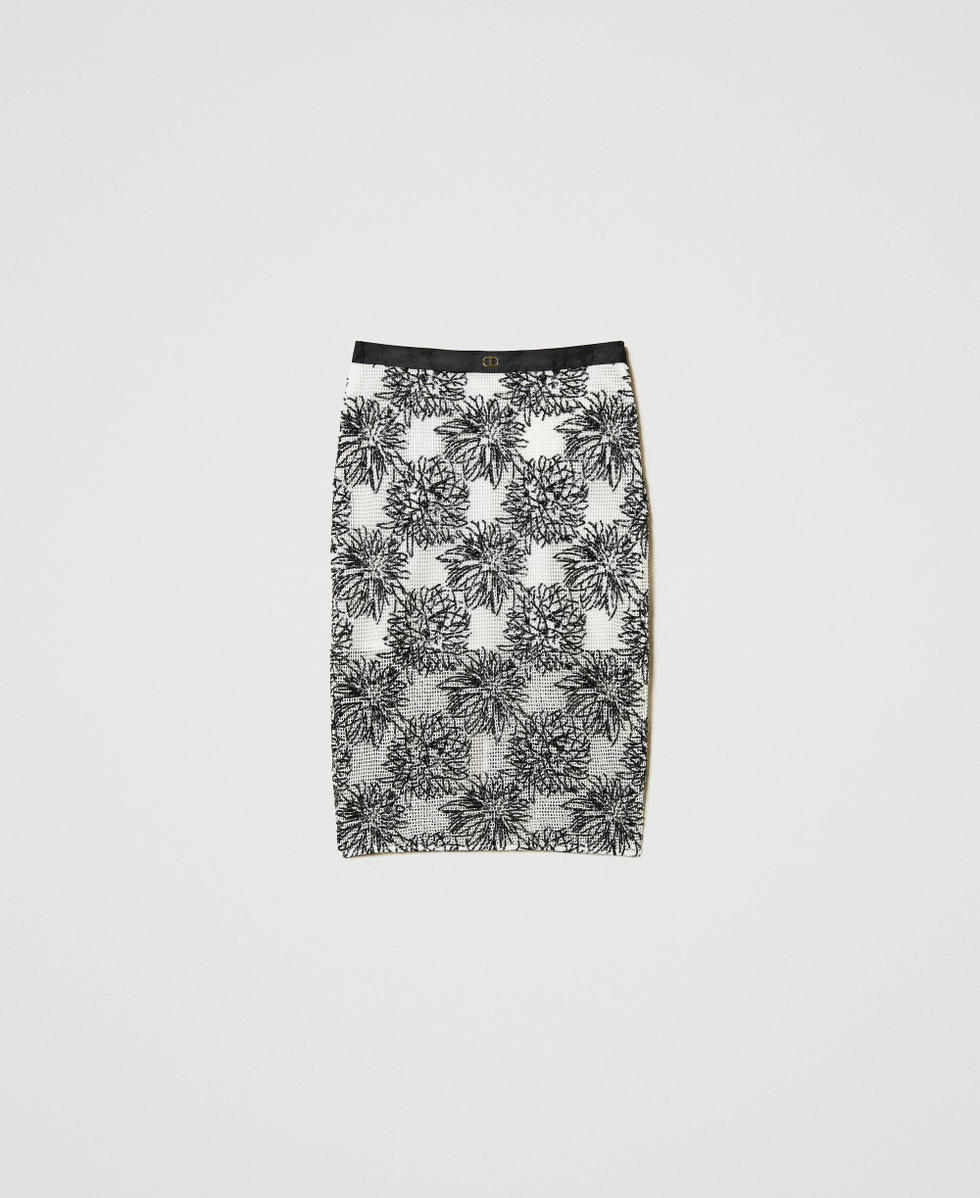 Midirock mit Pailletten